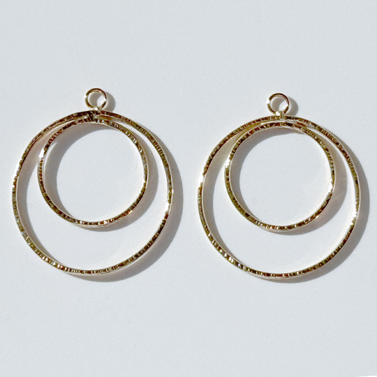 14k Gold Earring Jacket Set Handmade By California Jewelry Artist Lisa Ramos