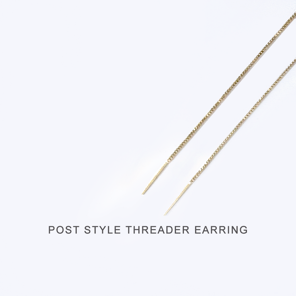 14 Gold Filled Post Back for Threader Style Earrings