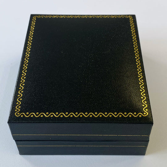 Fancy Gold Trim Pendant Necklace Box