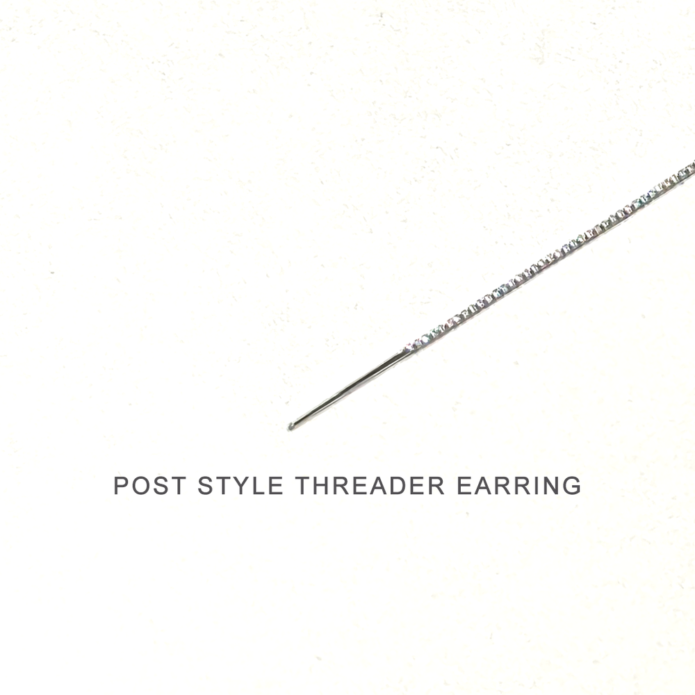 Post Style Threader Earring