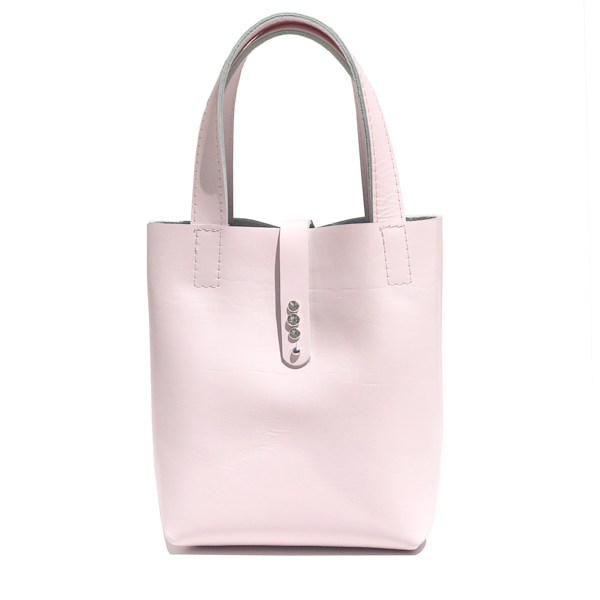 Bags Made in California - Small Pink Leather Tote 74 