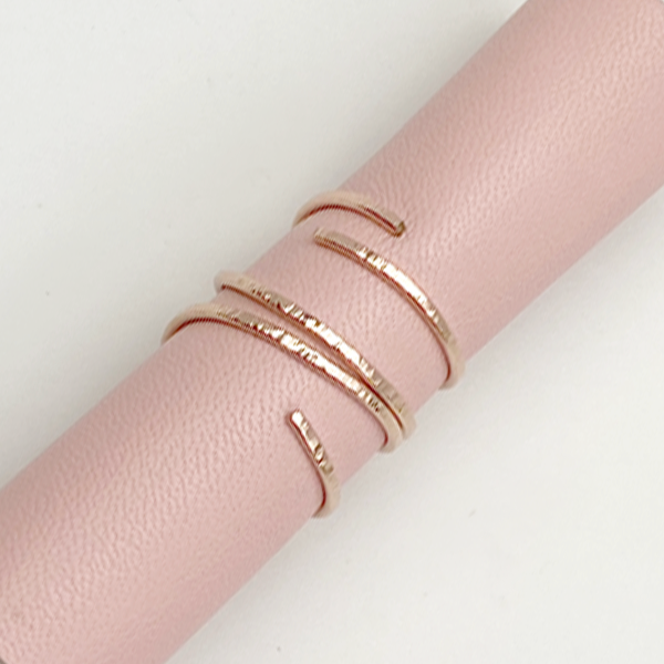 Versatile Sculpted Open Stack Ring Collection - (7 Styles)