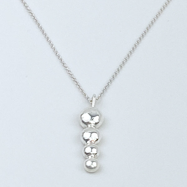 Argentium Silver Necklace with Medium Pendant - Classic