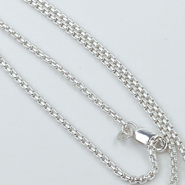 Argentium Silver Chain - Box Chain Style