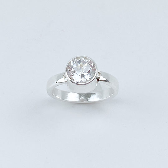 Sterling Silver Quartz Ring
